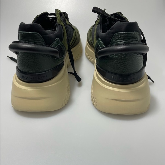 Buscemi Veloce Sneakers Black Military Green EU 46/US 13 - Picture 4 of 8